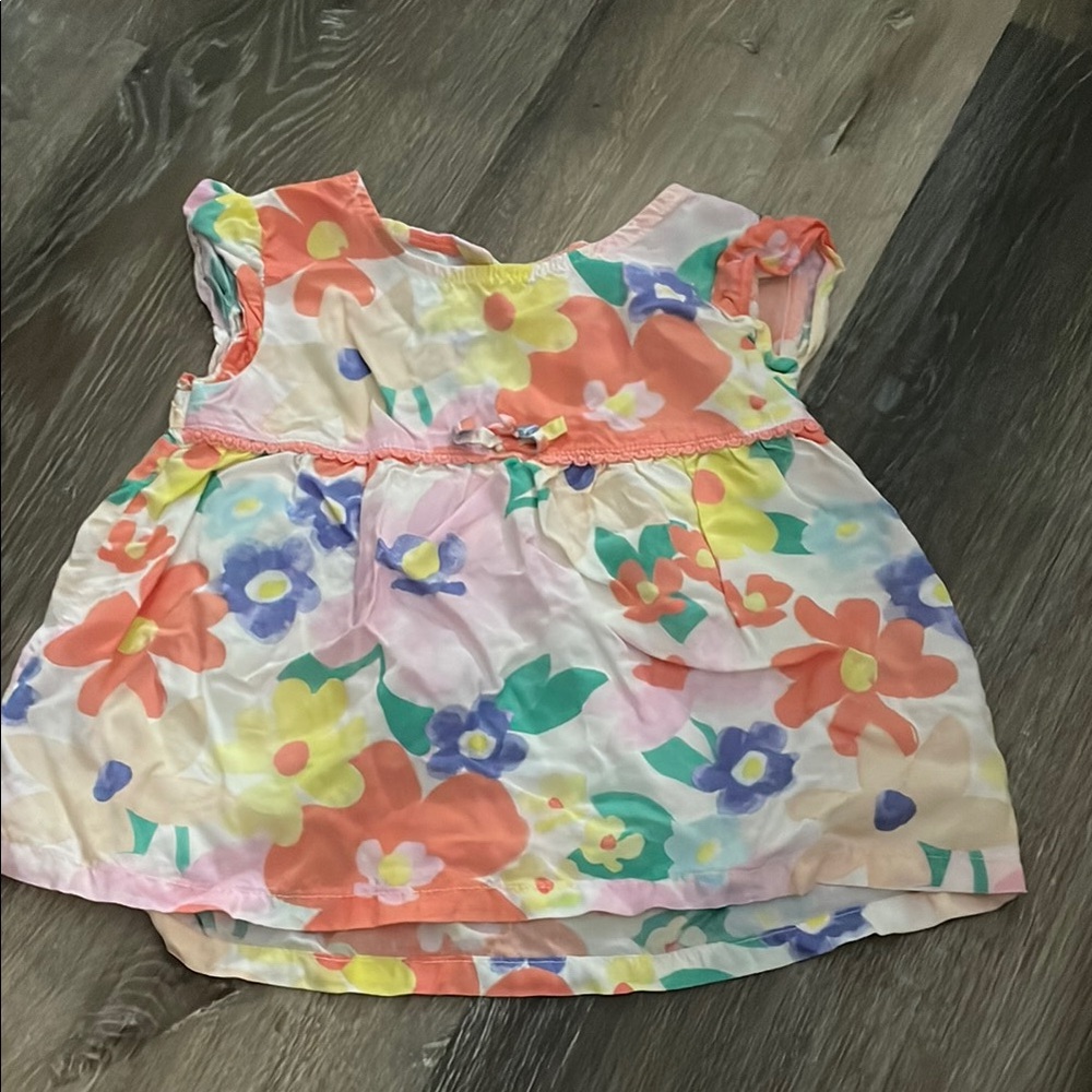 Floral Sleeveless Baby Dress